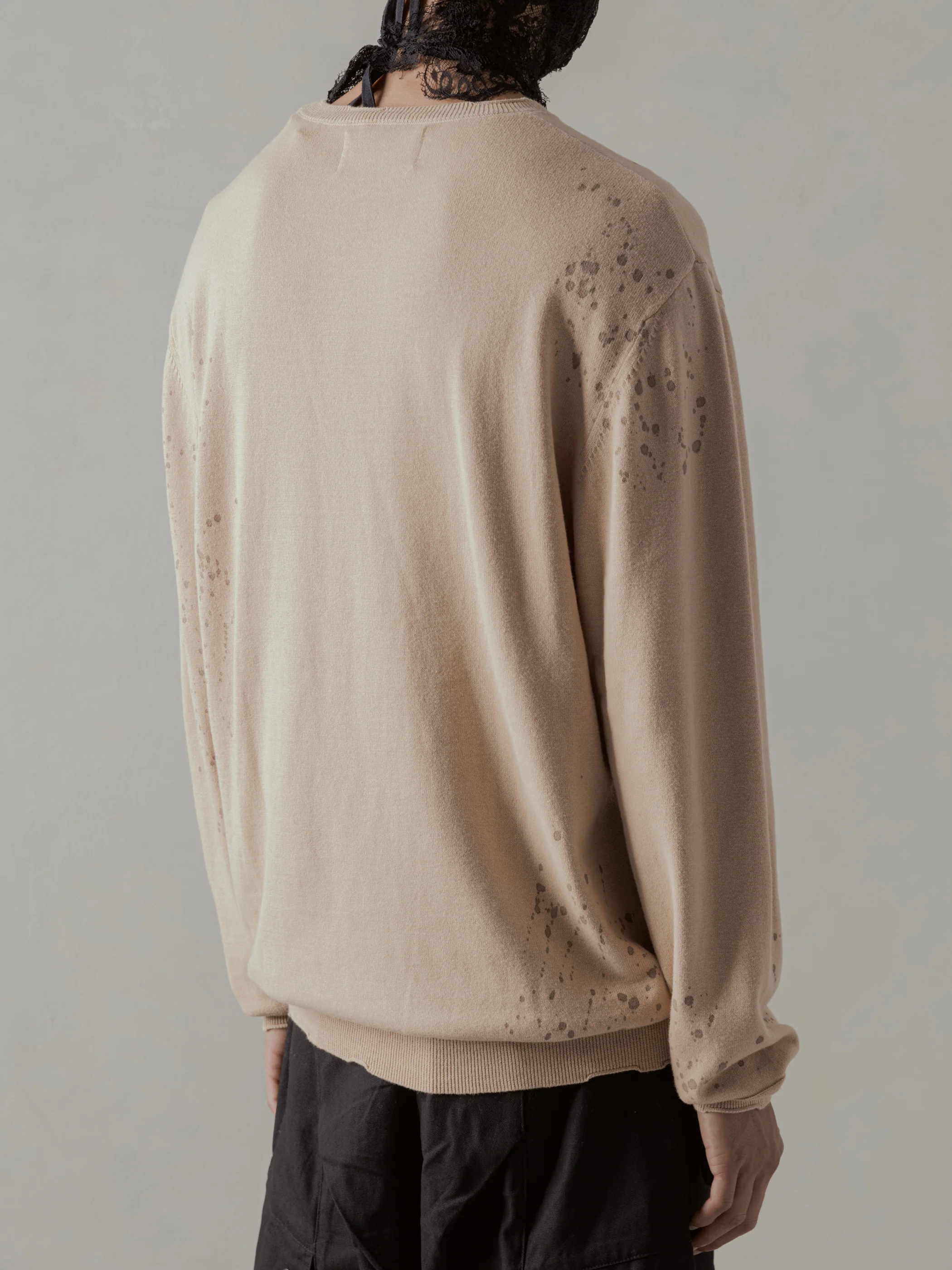 24FW|Tainted Knit (Beige) - Image 3