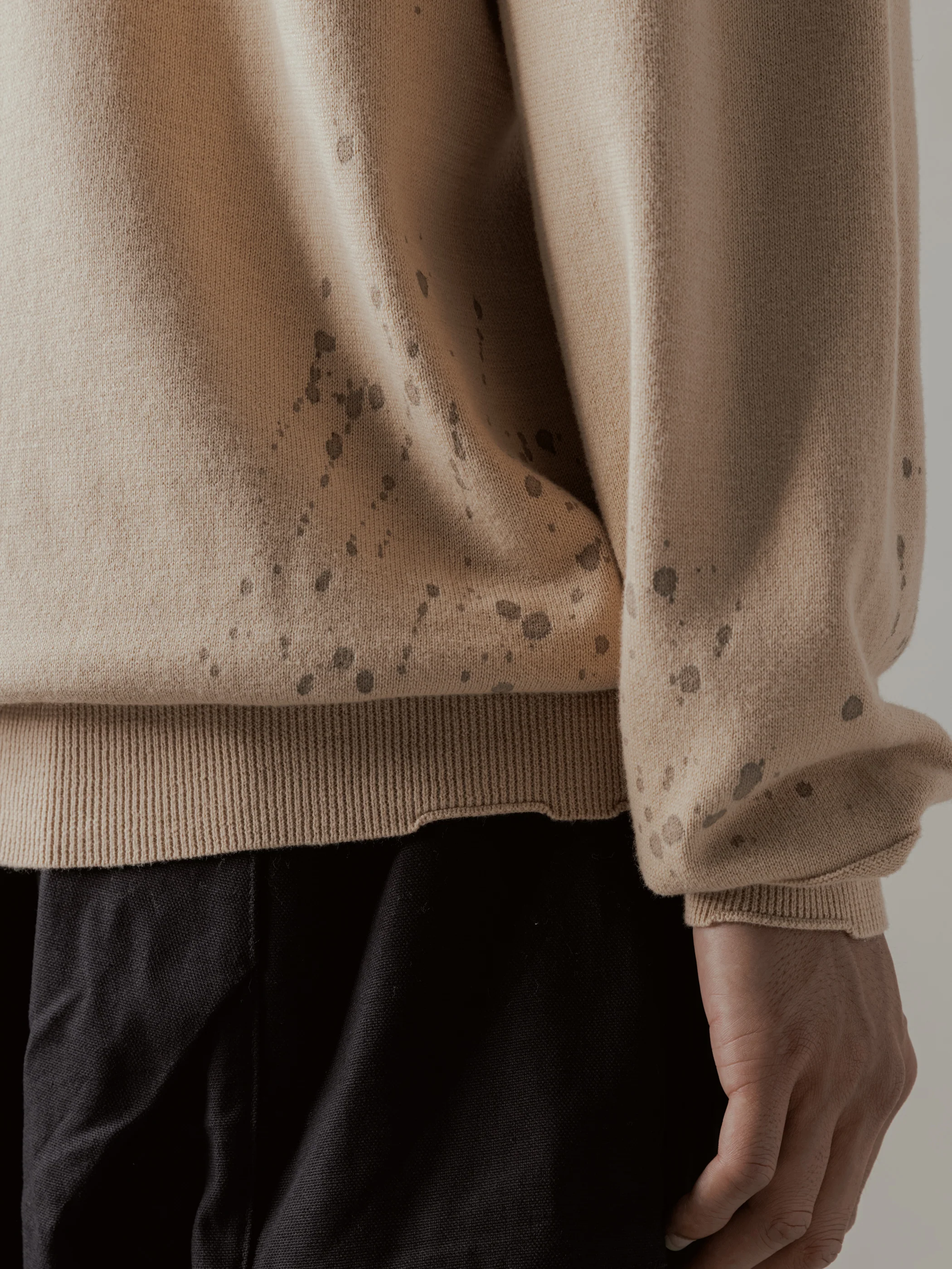 24FW|Tainted Knit (Beige) - Image 4