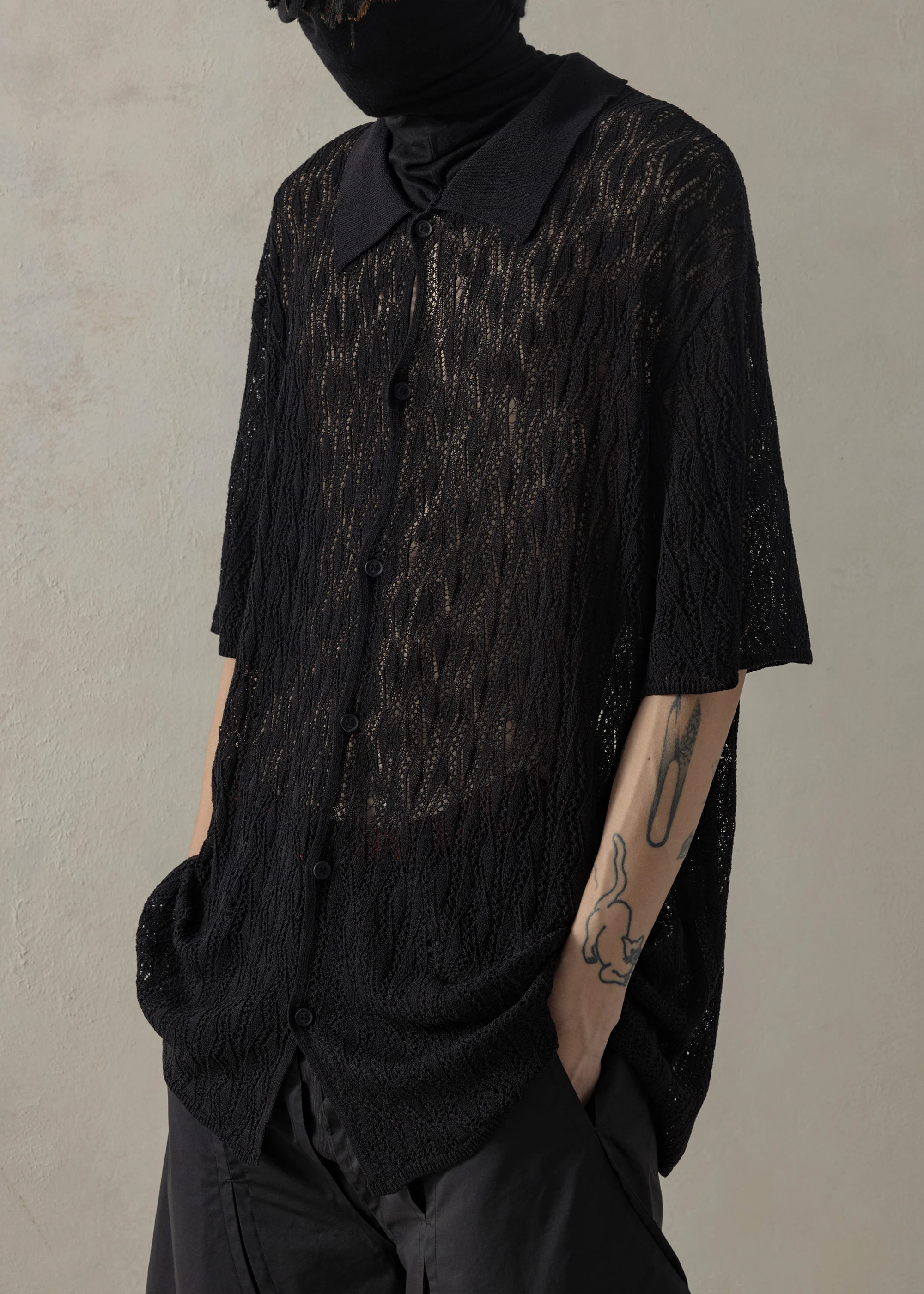 24SS|Knit Shirt - Image 3