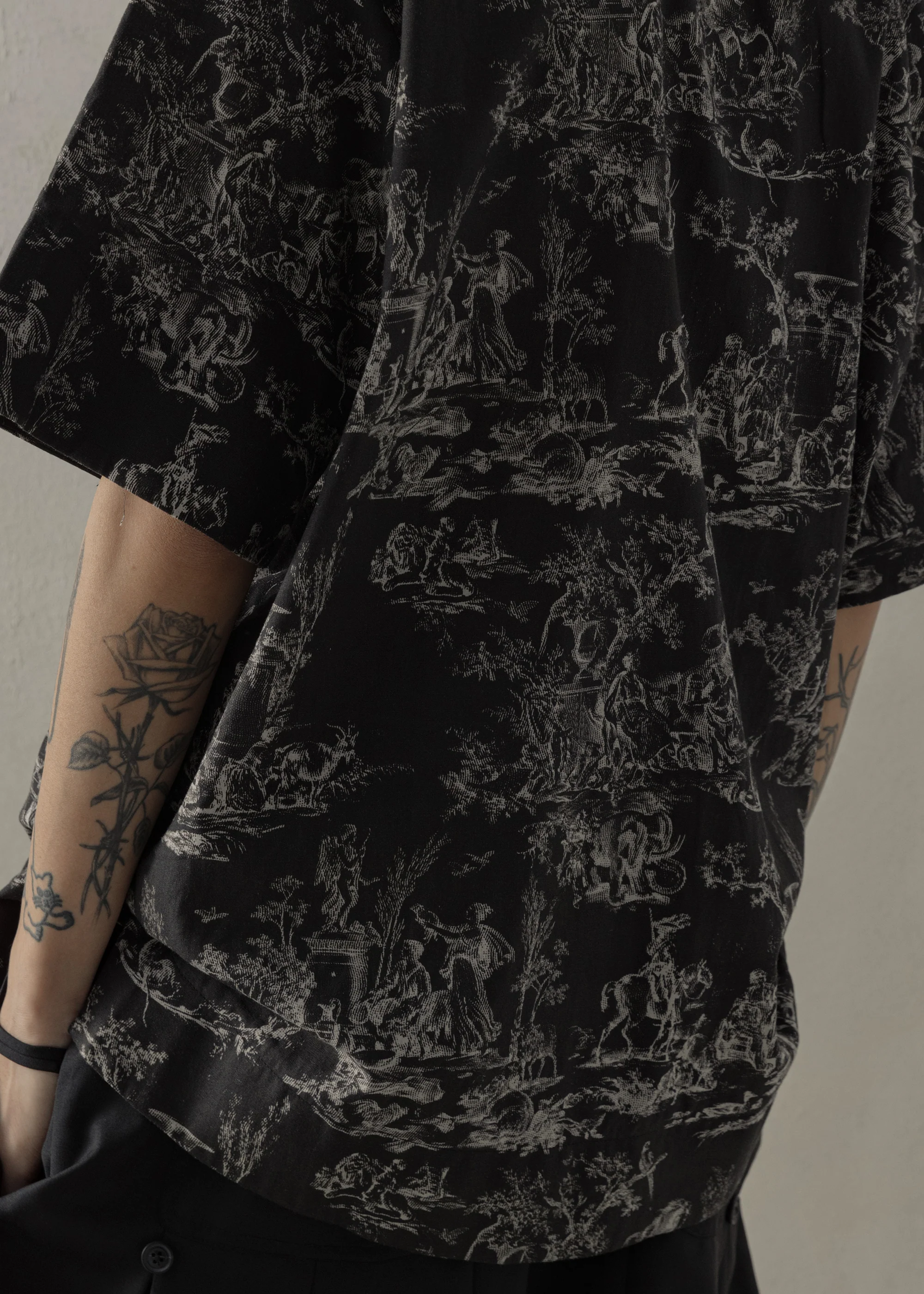 24SS｜Seasonal Print SS（Black） - Image 4