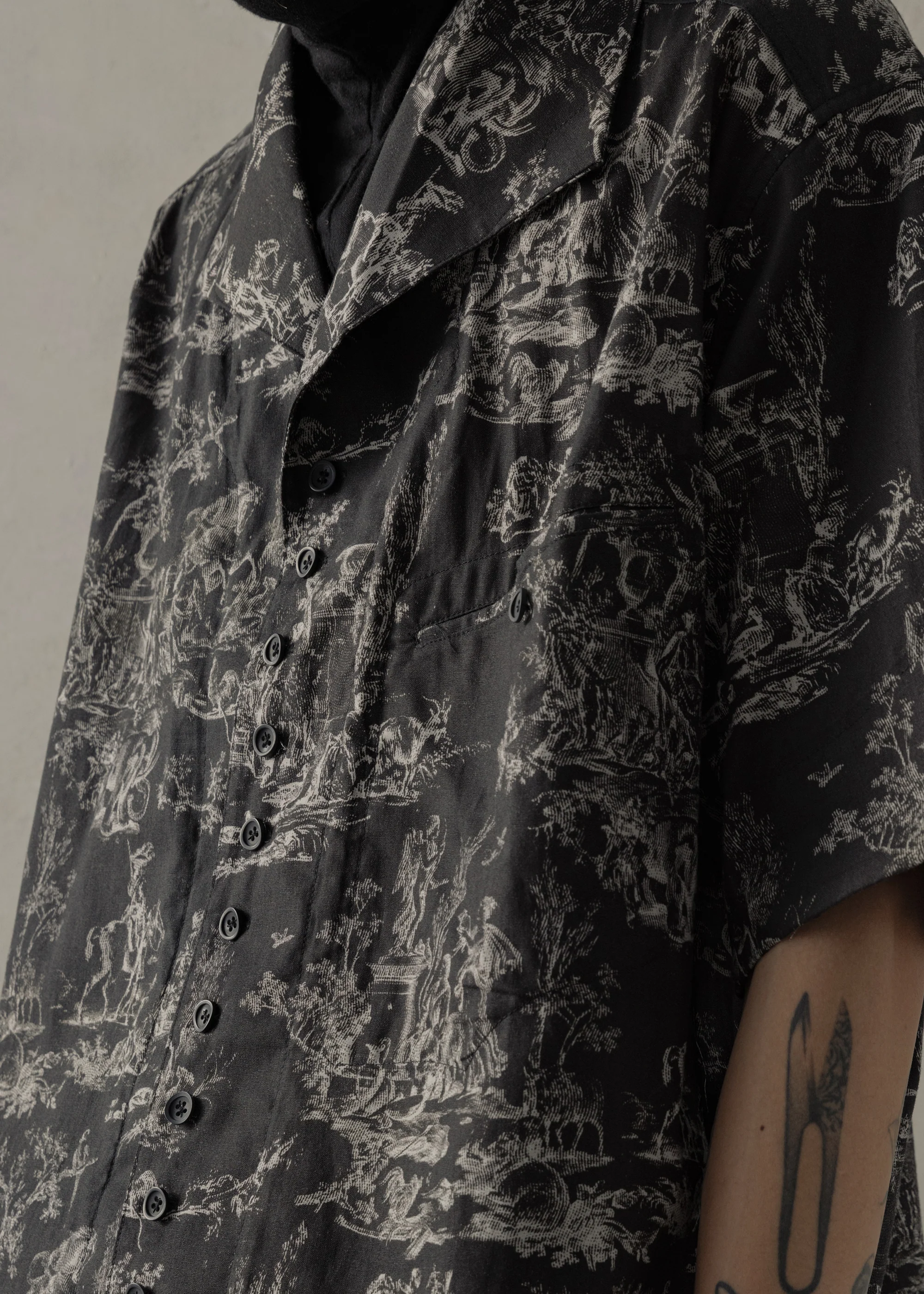 24SS｜Seasonal Print SS（Black） - Image 5