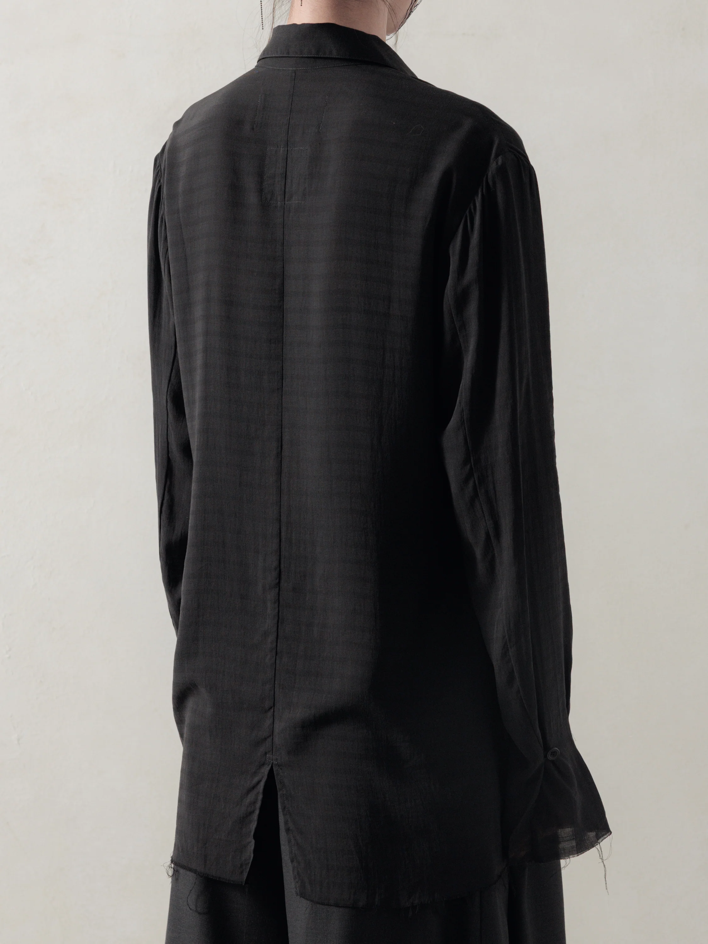 25FW WMS｜Drawstring Layer Shirt - Image 3