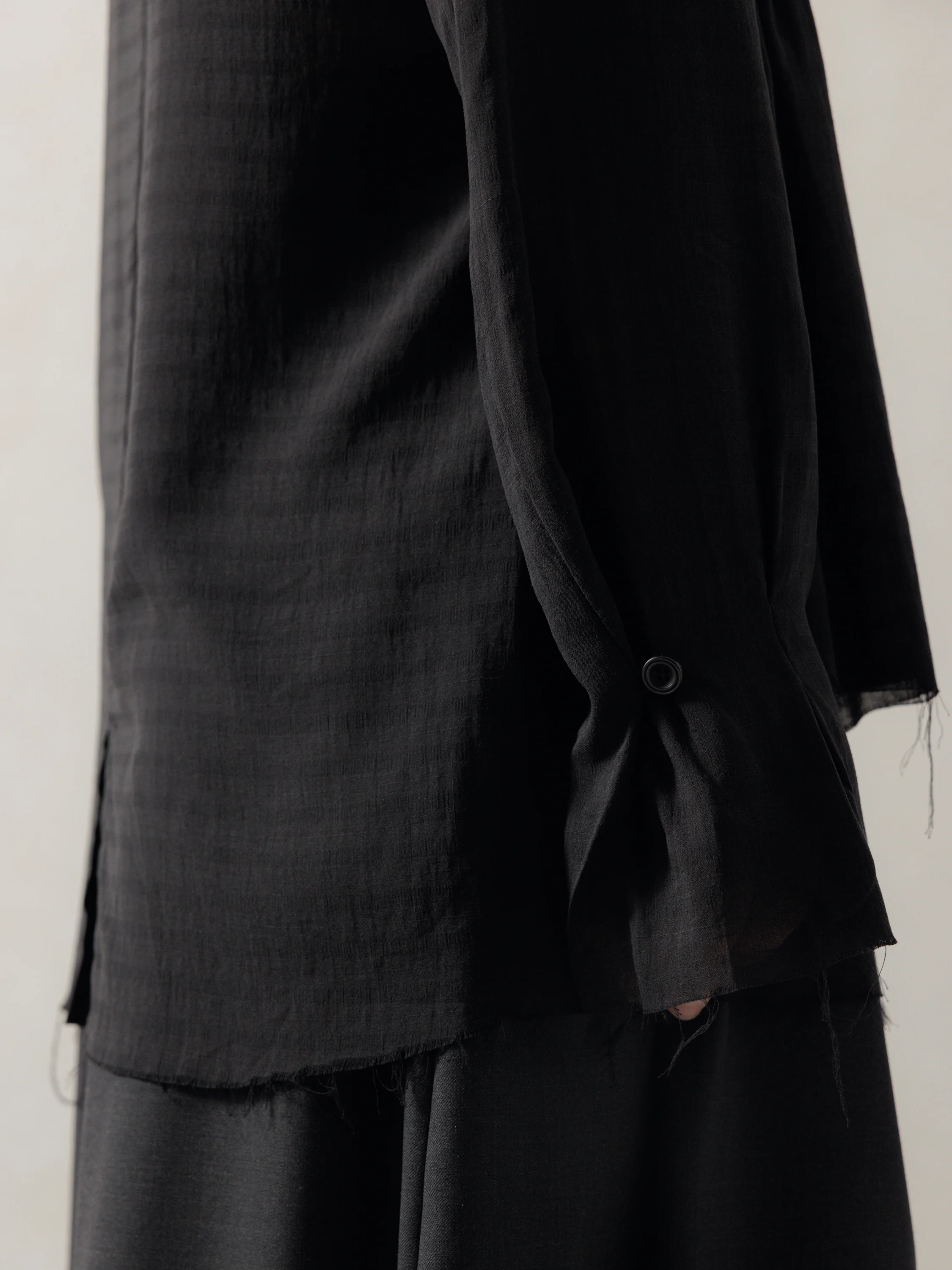 25FW WMS｜Drawstring Layer Shirt - Image 4