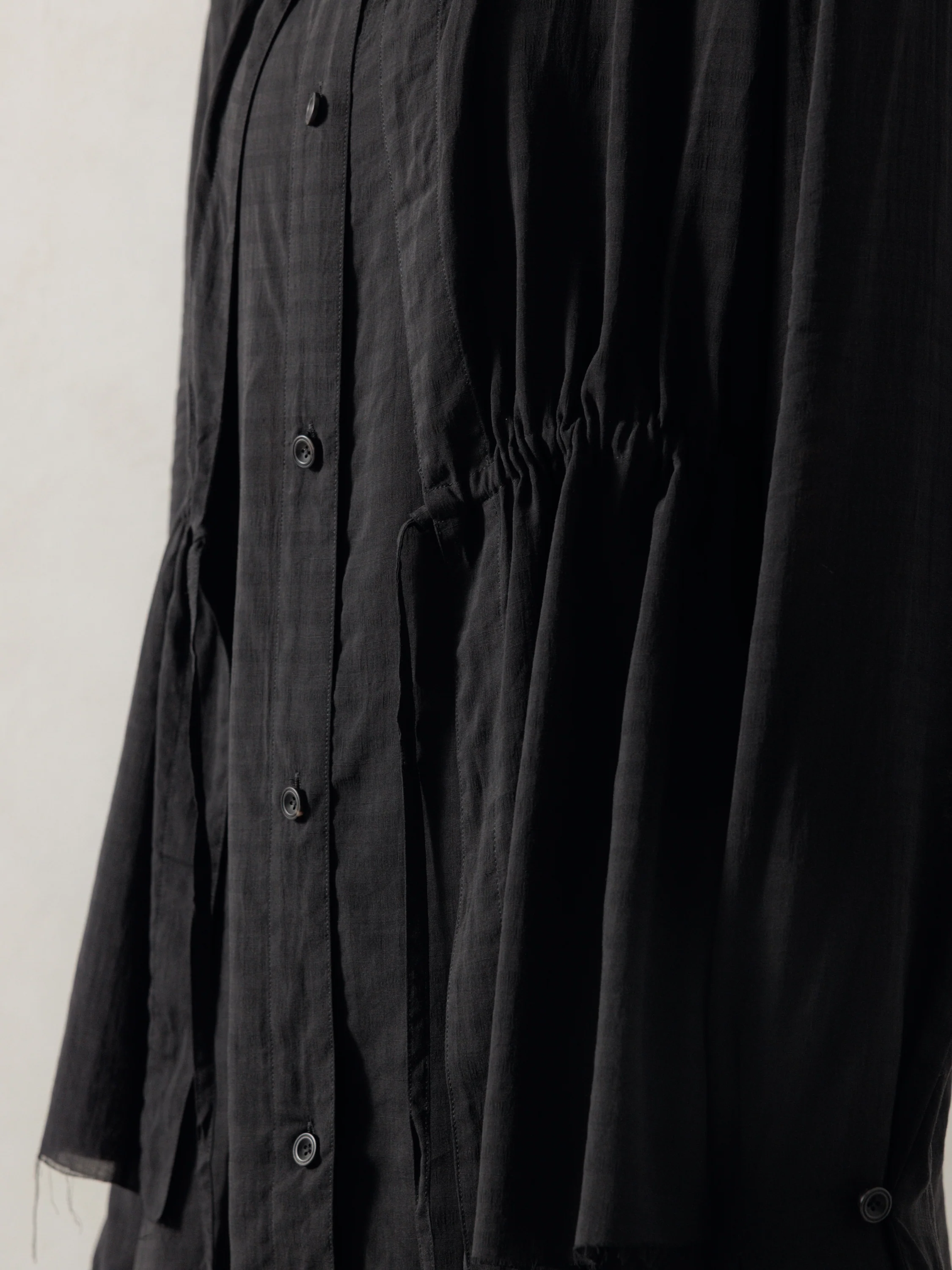 25FW WMS｜Drawstring Layer Shirt - Image 6