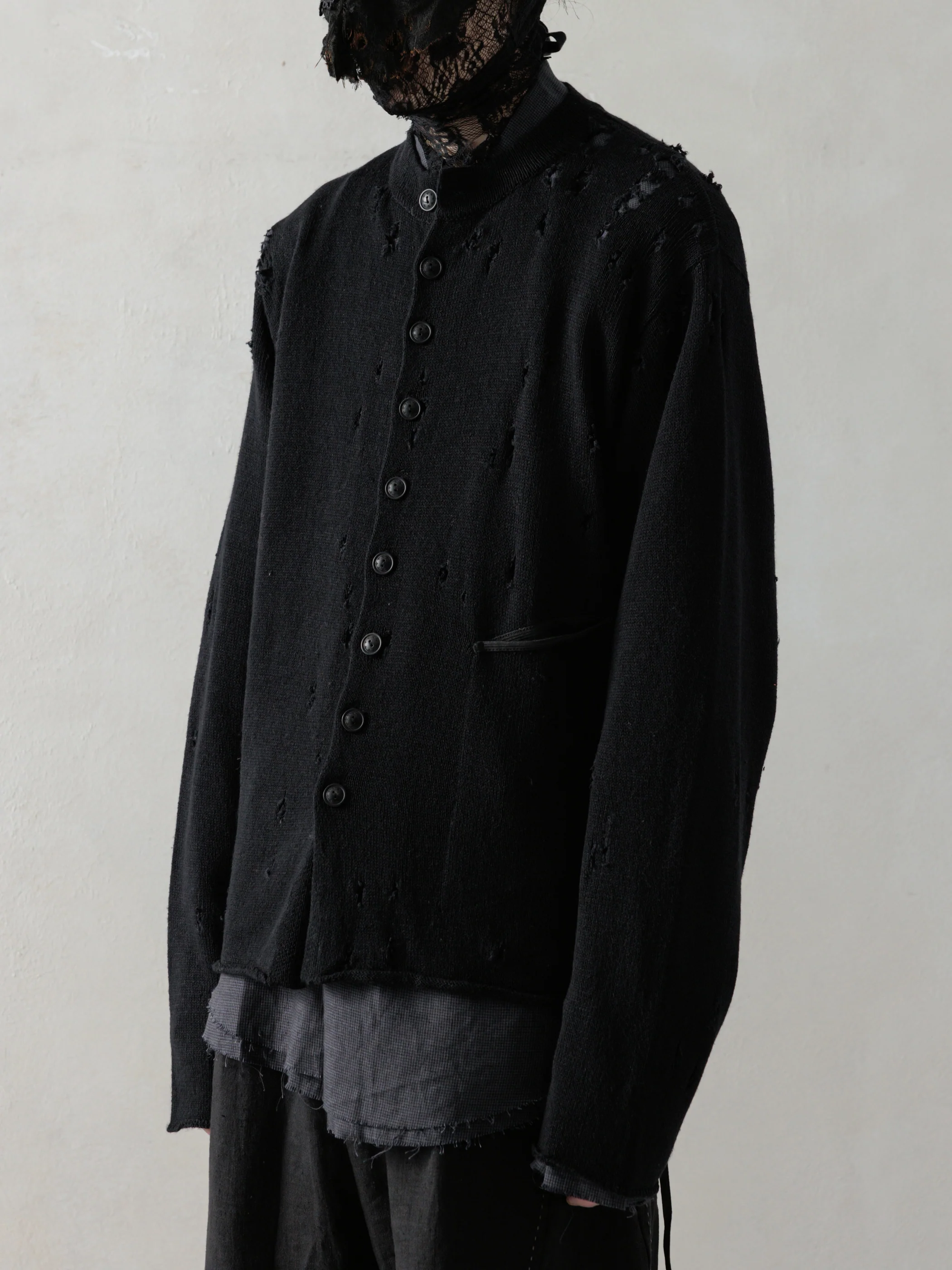 25SS|Aged Knit Jacket - Image 2