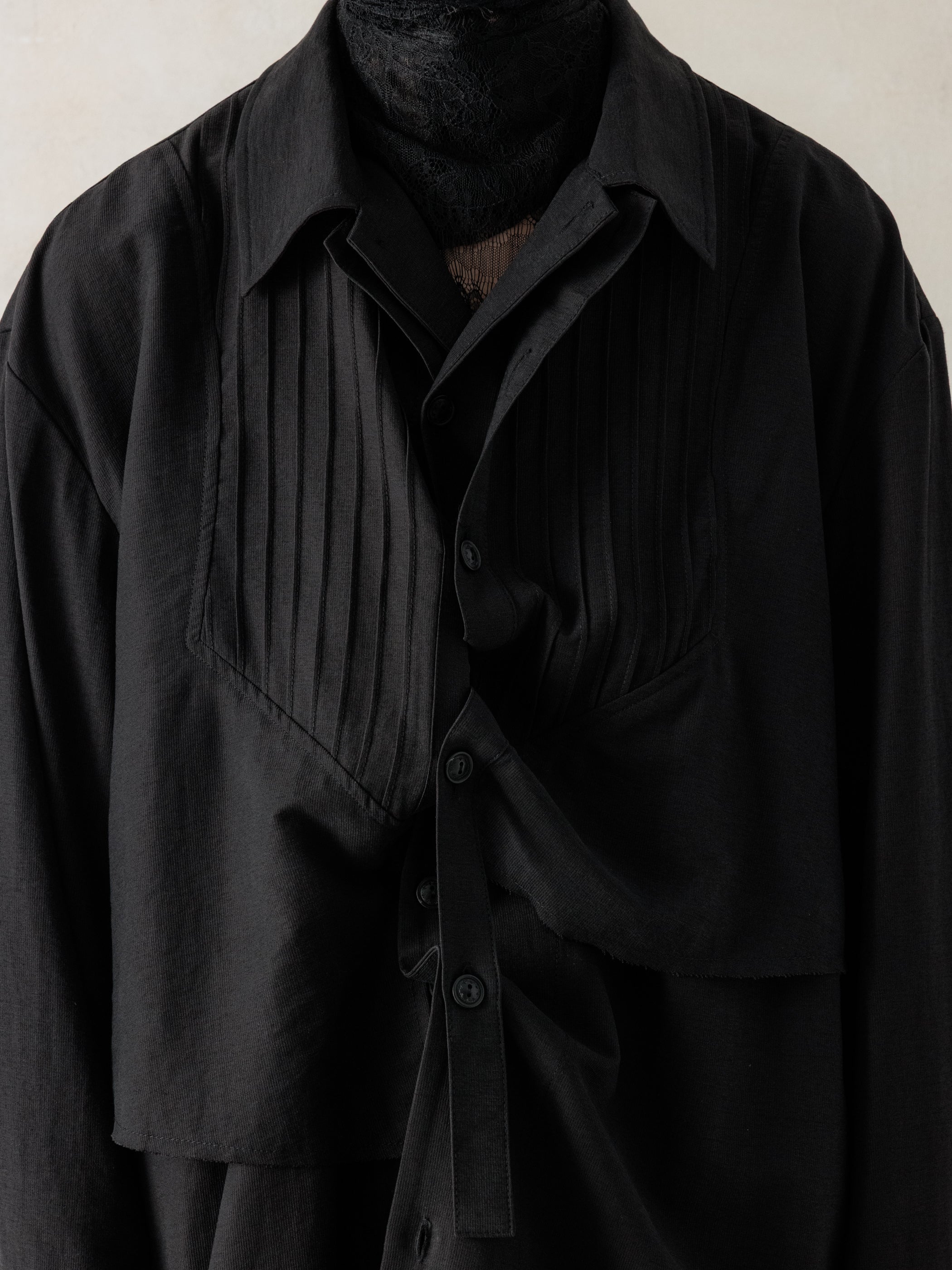 26SS|Oversized Layered Shirt - Image 6