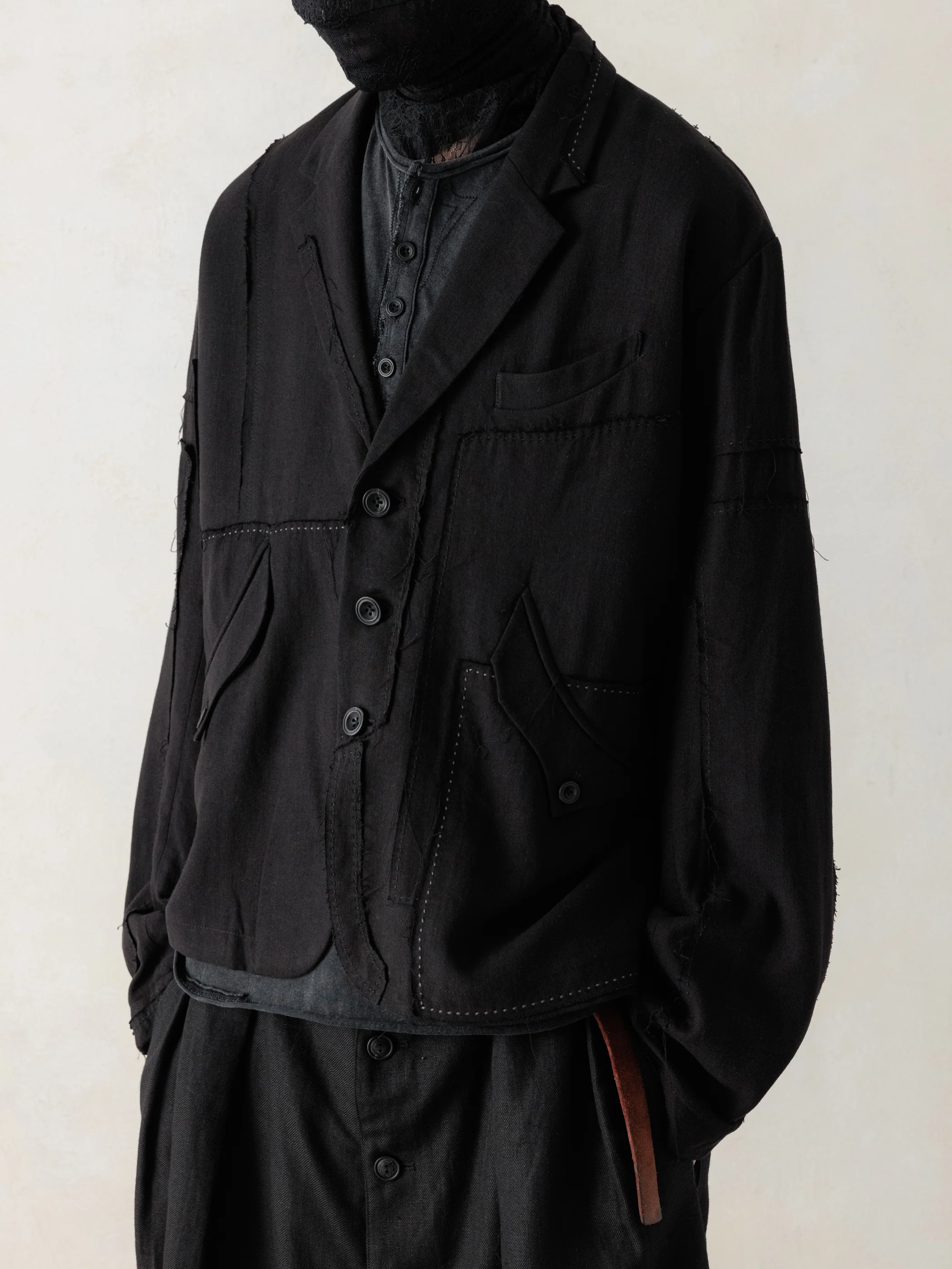 26SS|Patchwork Blazer - Image 2