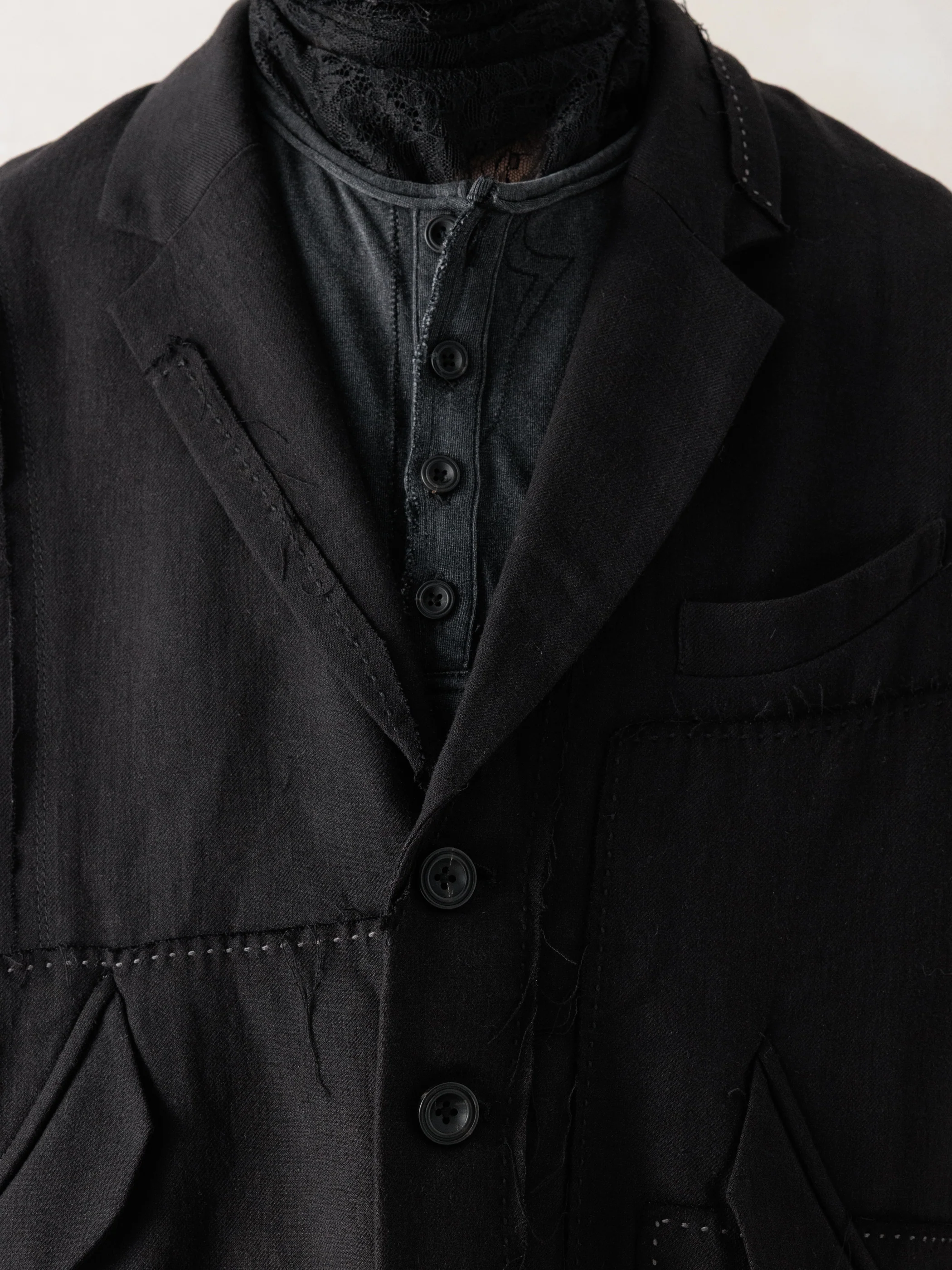 26SS|Patchwork Blazer - Image 5
