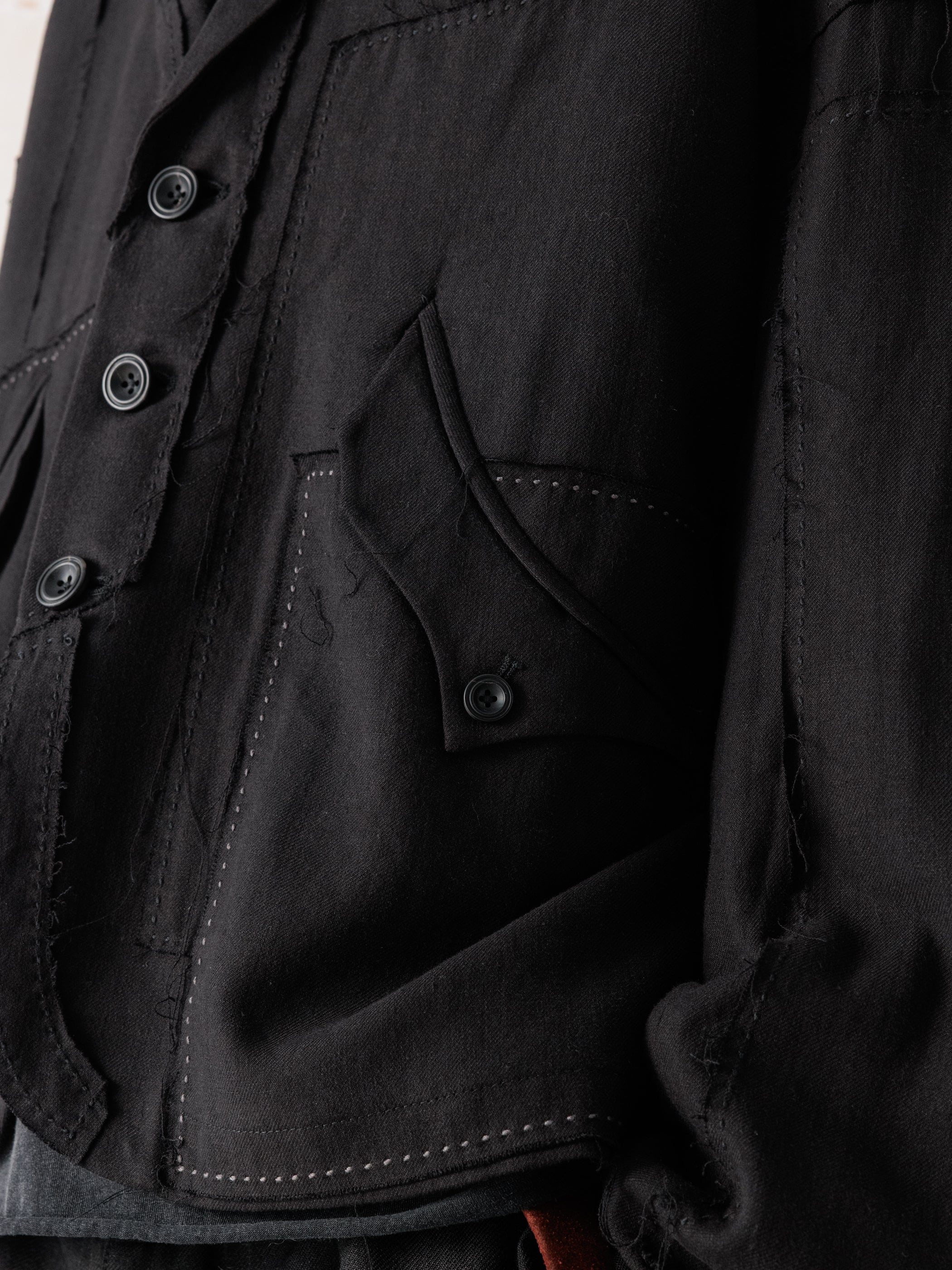 26SS|Patchwork Blazer - Image 6