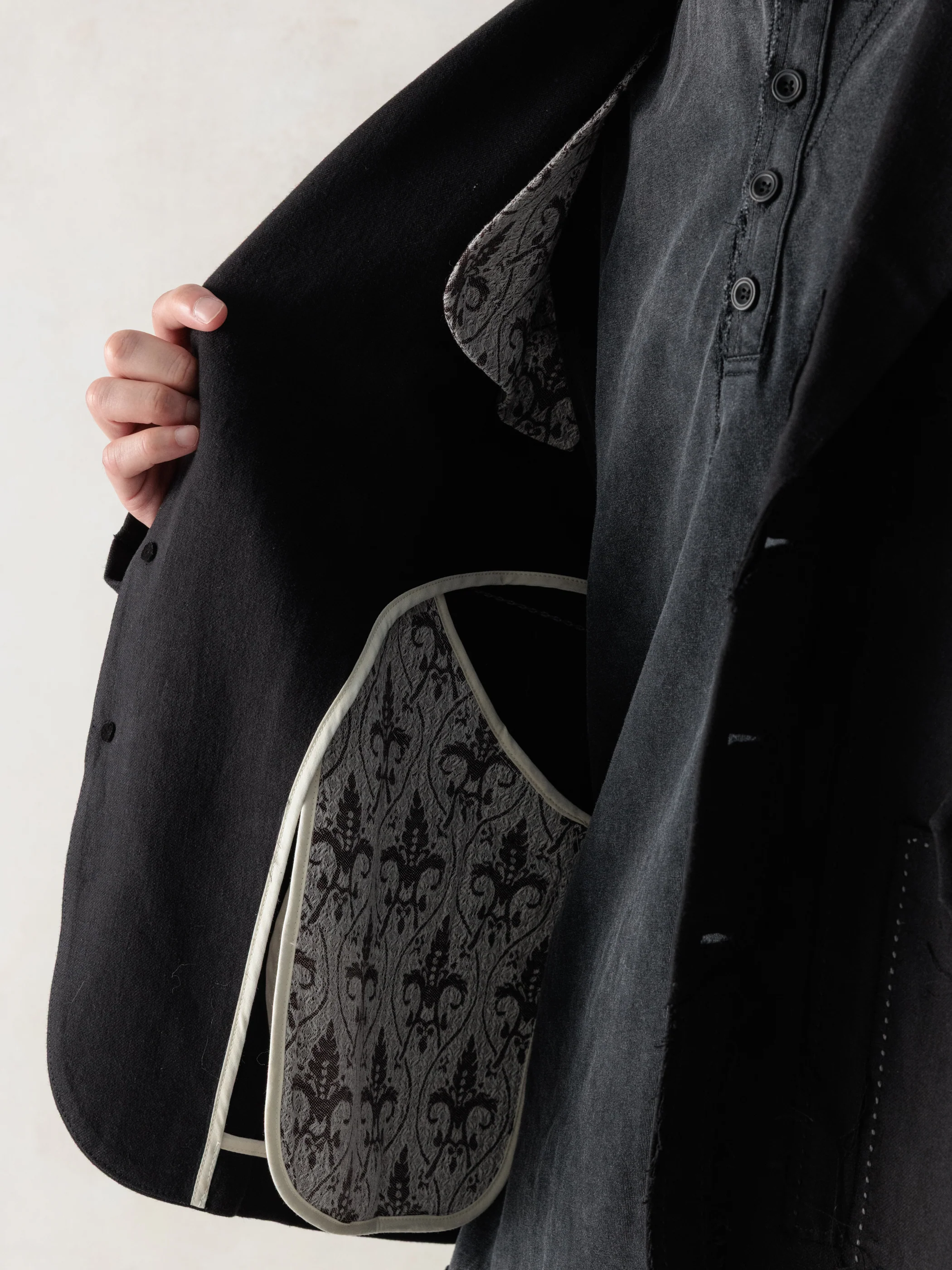 26SS|Patchwork Blazer - Image 8