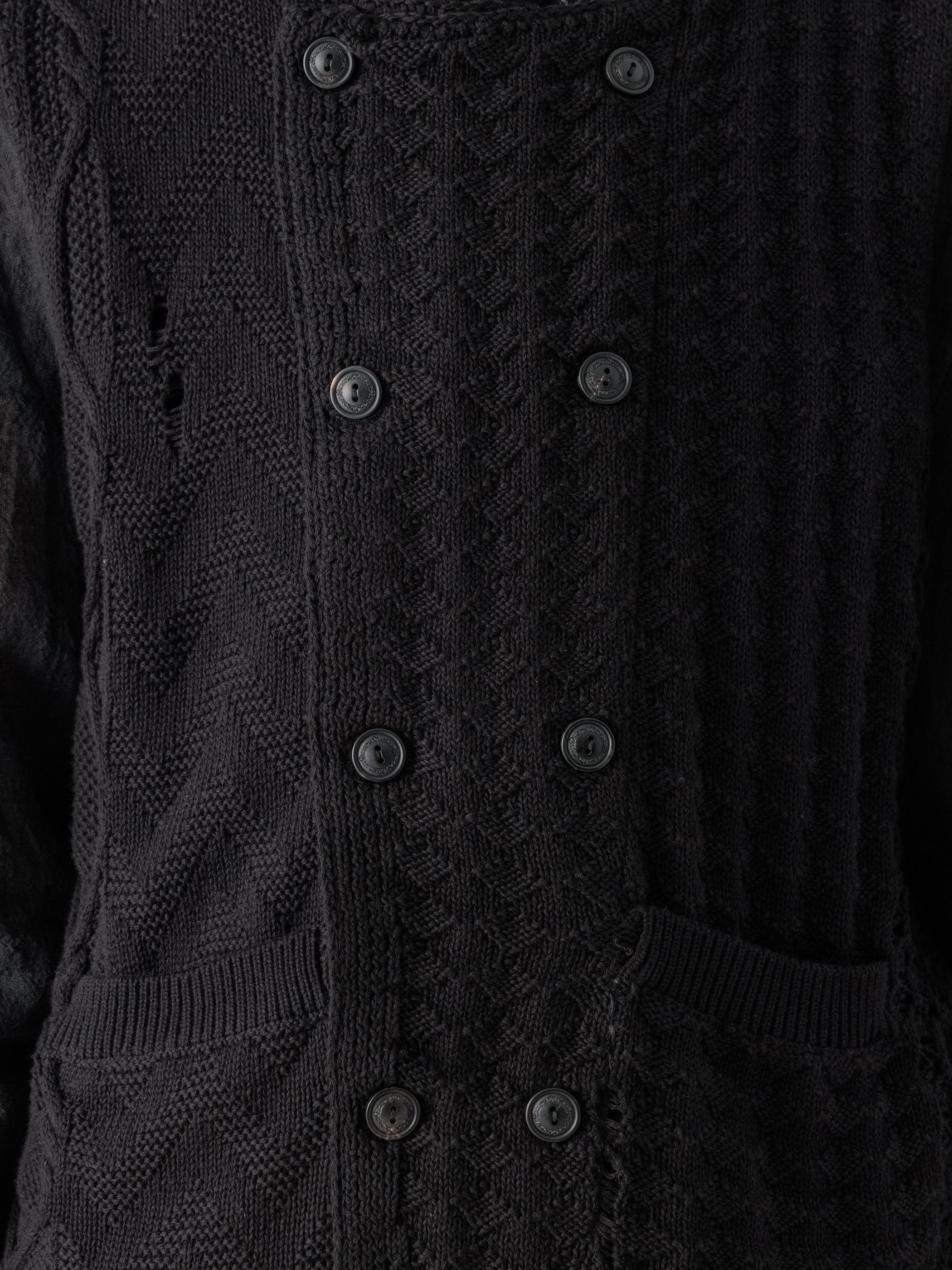 26SS|Textured Knit Waistcoat - Image 6