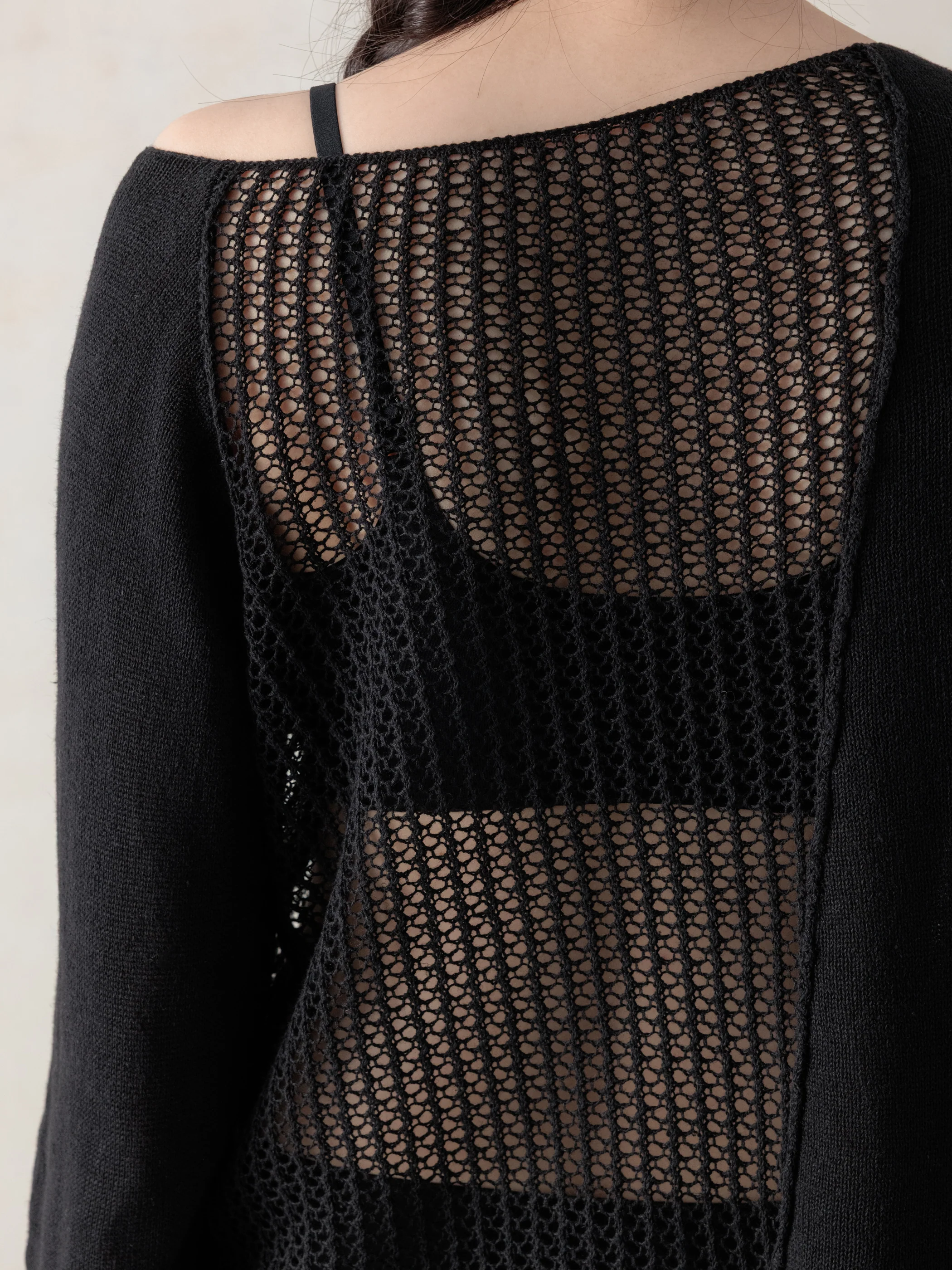 26SS WMS|Asymmetrical Knit Cover-up - Image 5