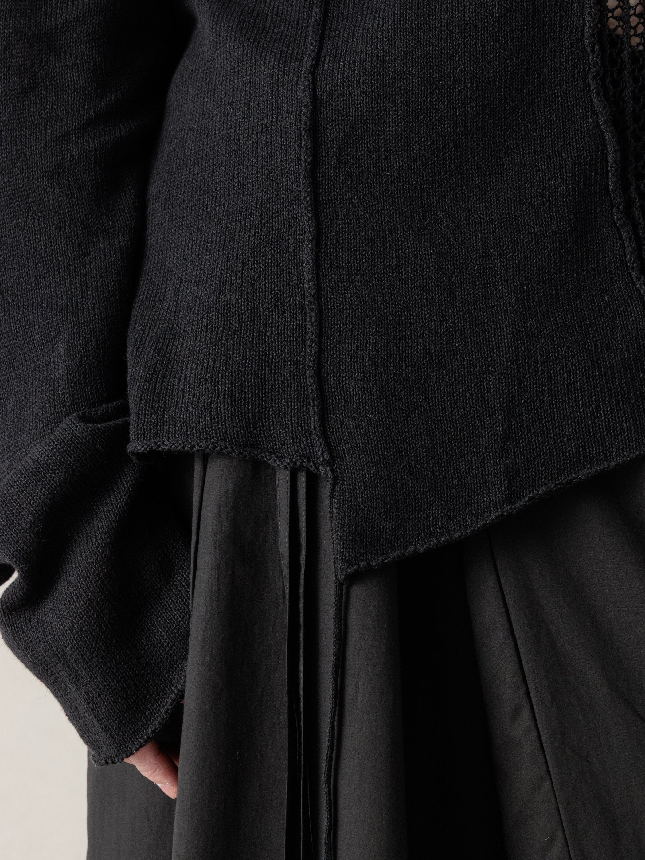 26SS WMS|Asymmetrical Knit Cover-up - Image 7