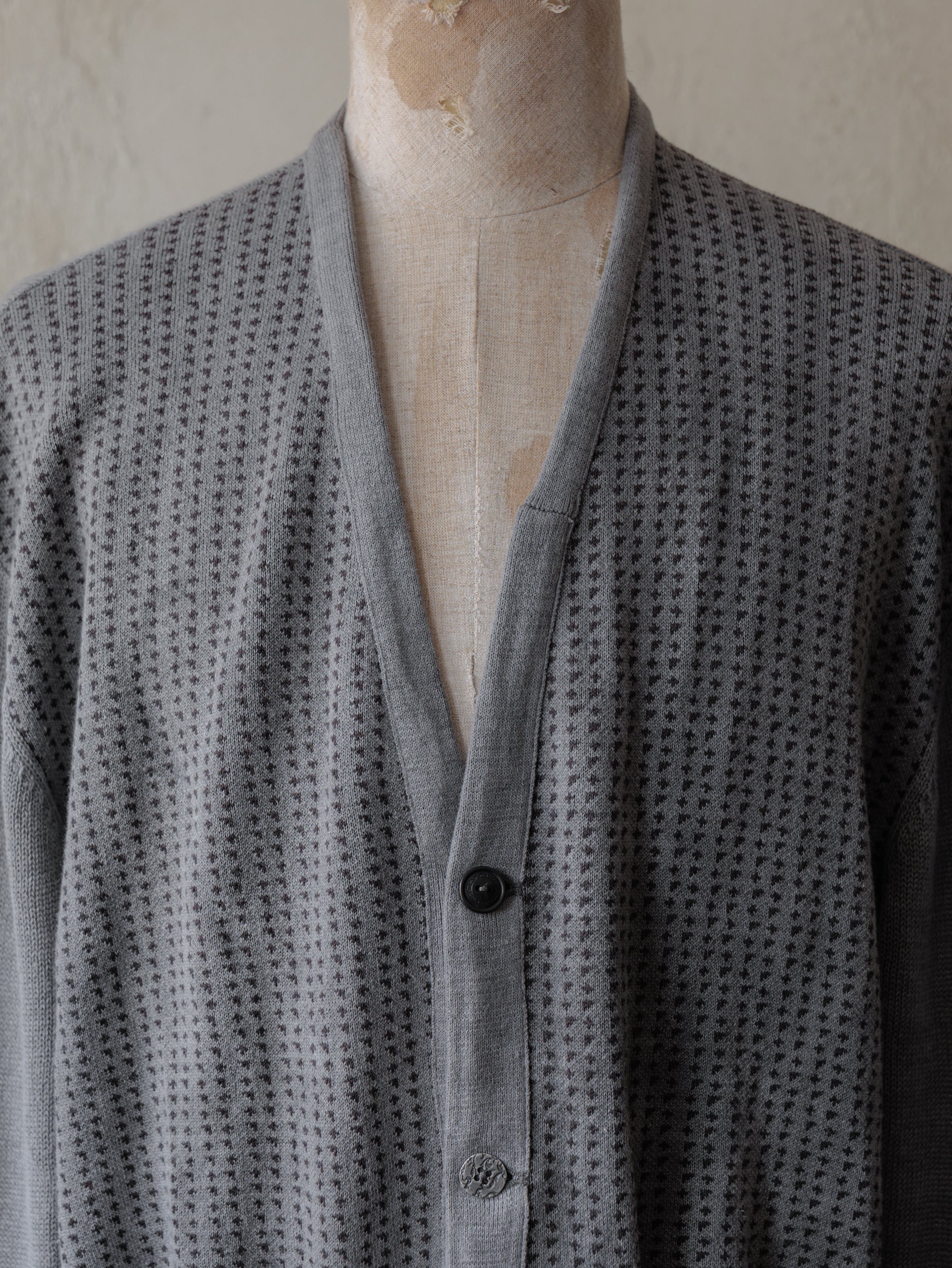 Forgotten Materials|0222/ Aged Knit Cardigan - Image 3