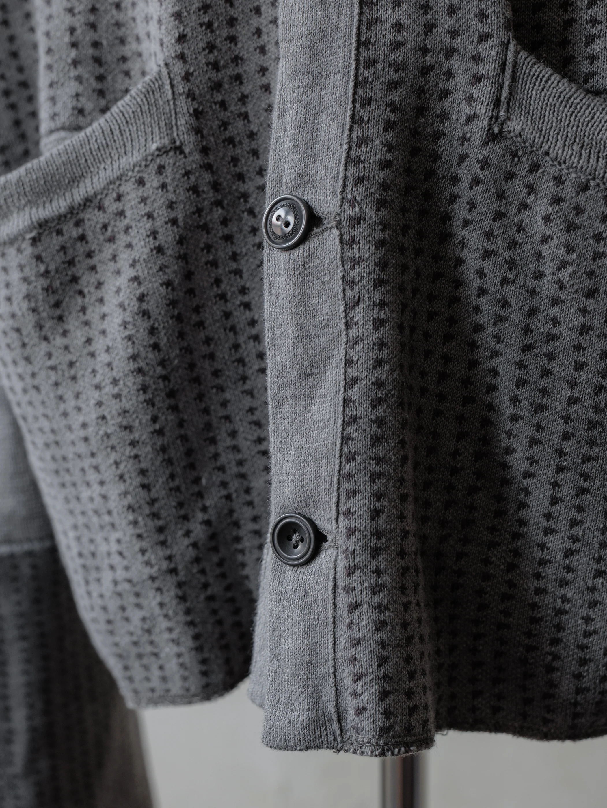 Forgotten Materials|0222/ Aged Knit Cardigan - Image 4