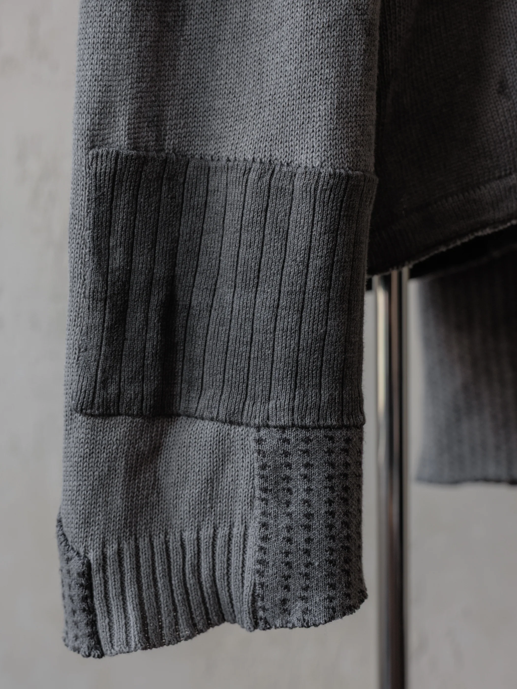 Forgotten Materials|0222/ Aged Knit Cardigan - Image 5