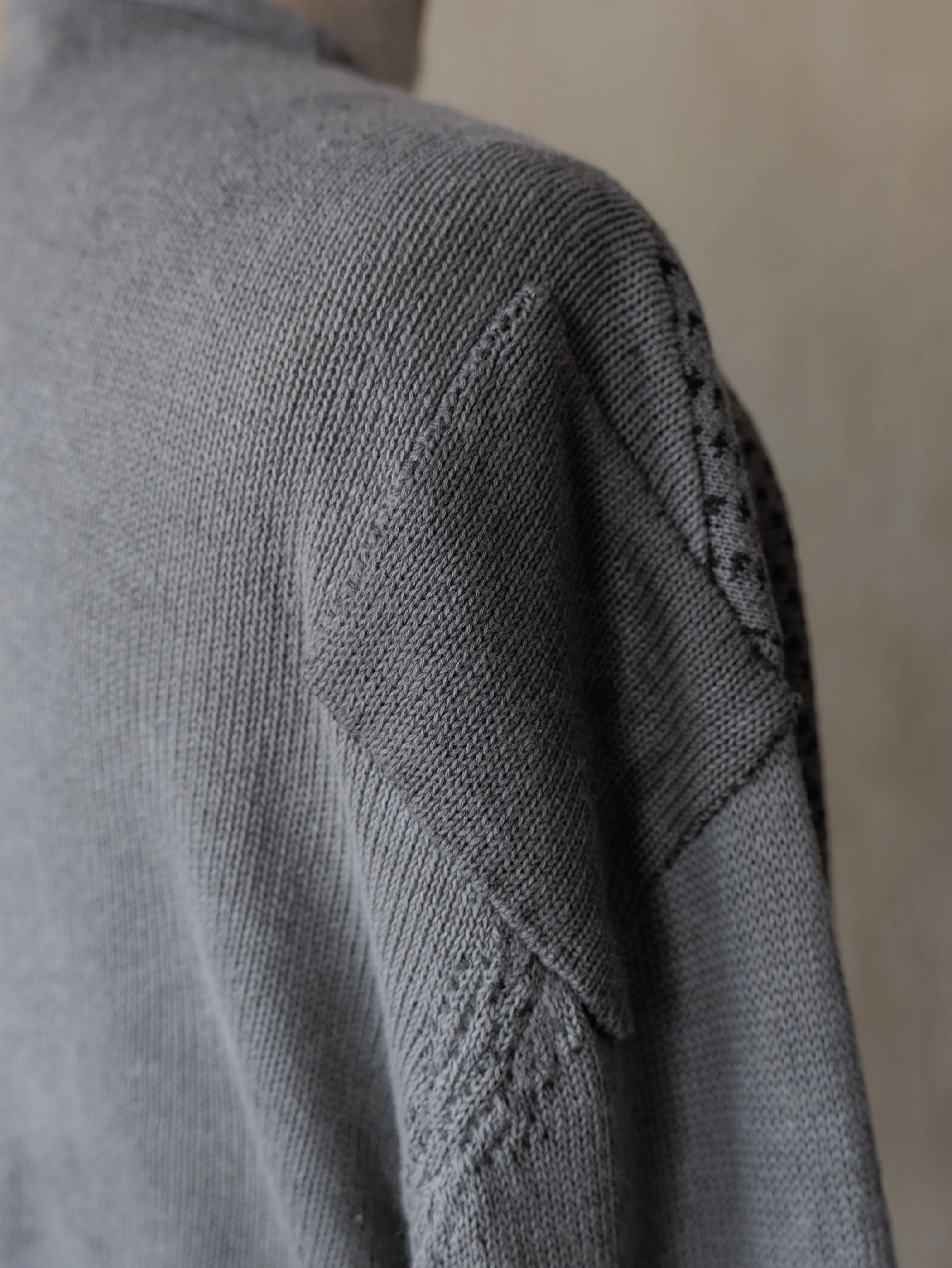 Forgotten Materials|0222/ Aged Knit Cardigan - Image 6