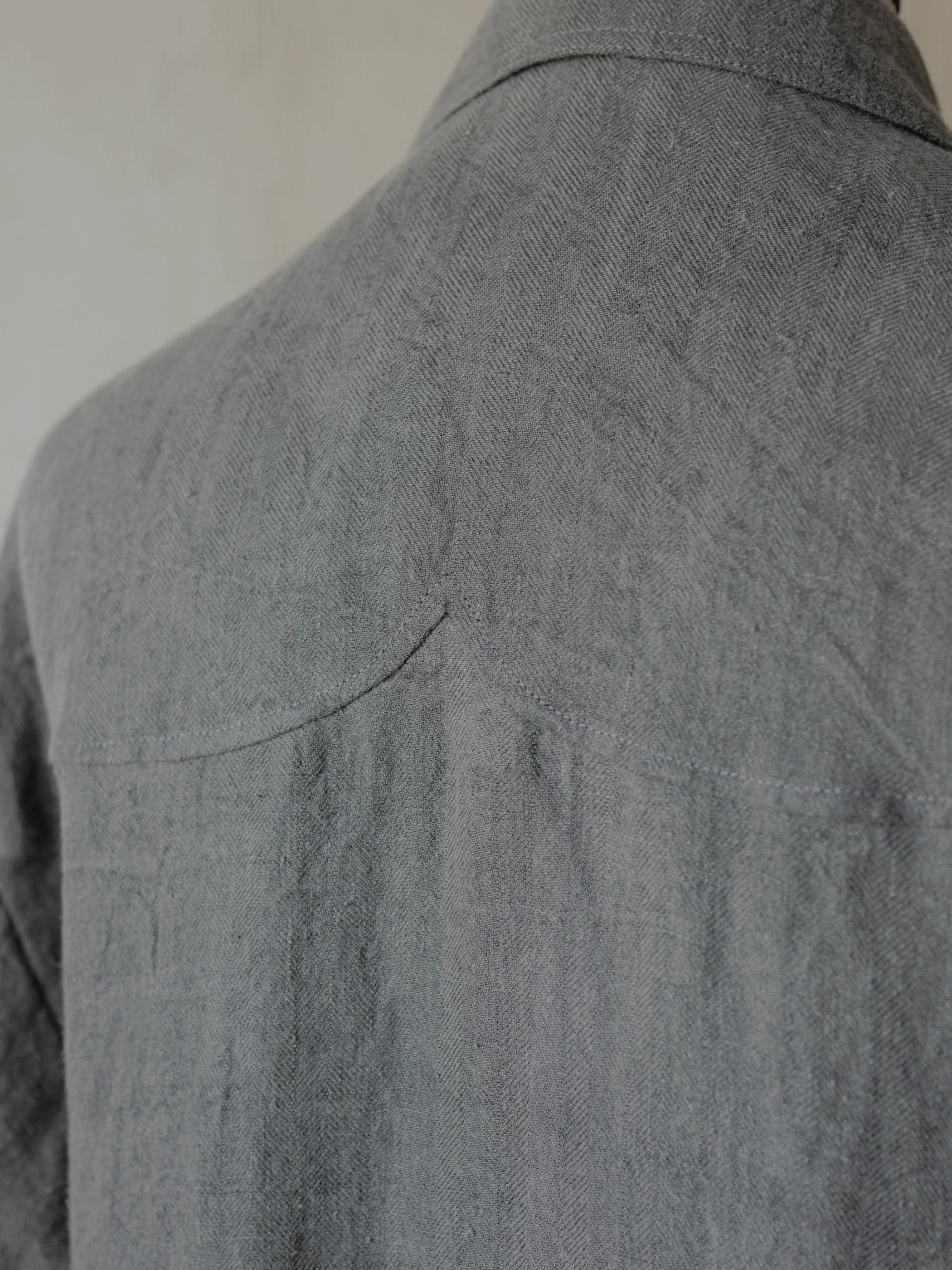 Forgotten Materials|Repaired Cyclist JKT (Grey) - Image 6