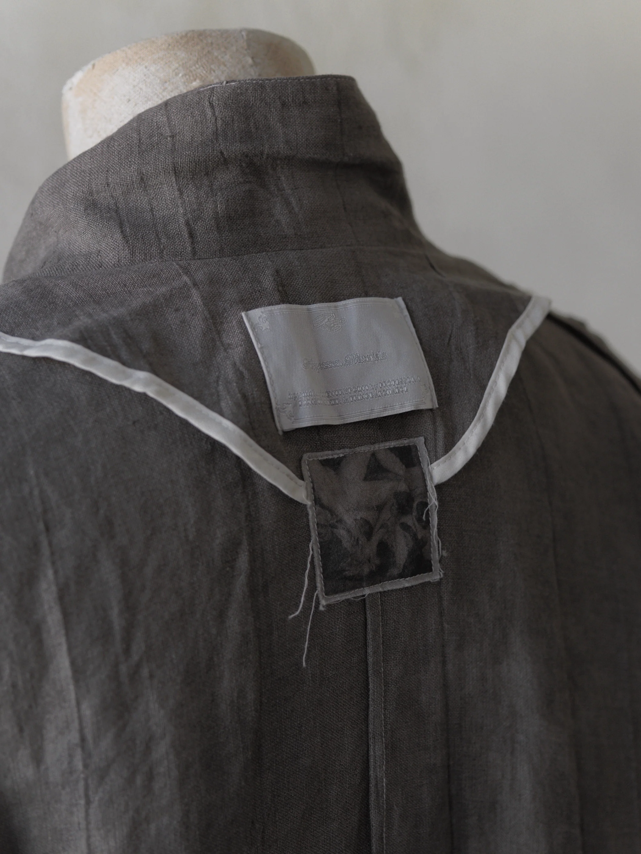 Forgotten Materials WMS|Fractured Linen Coat - Image 6