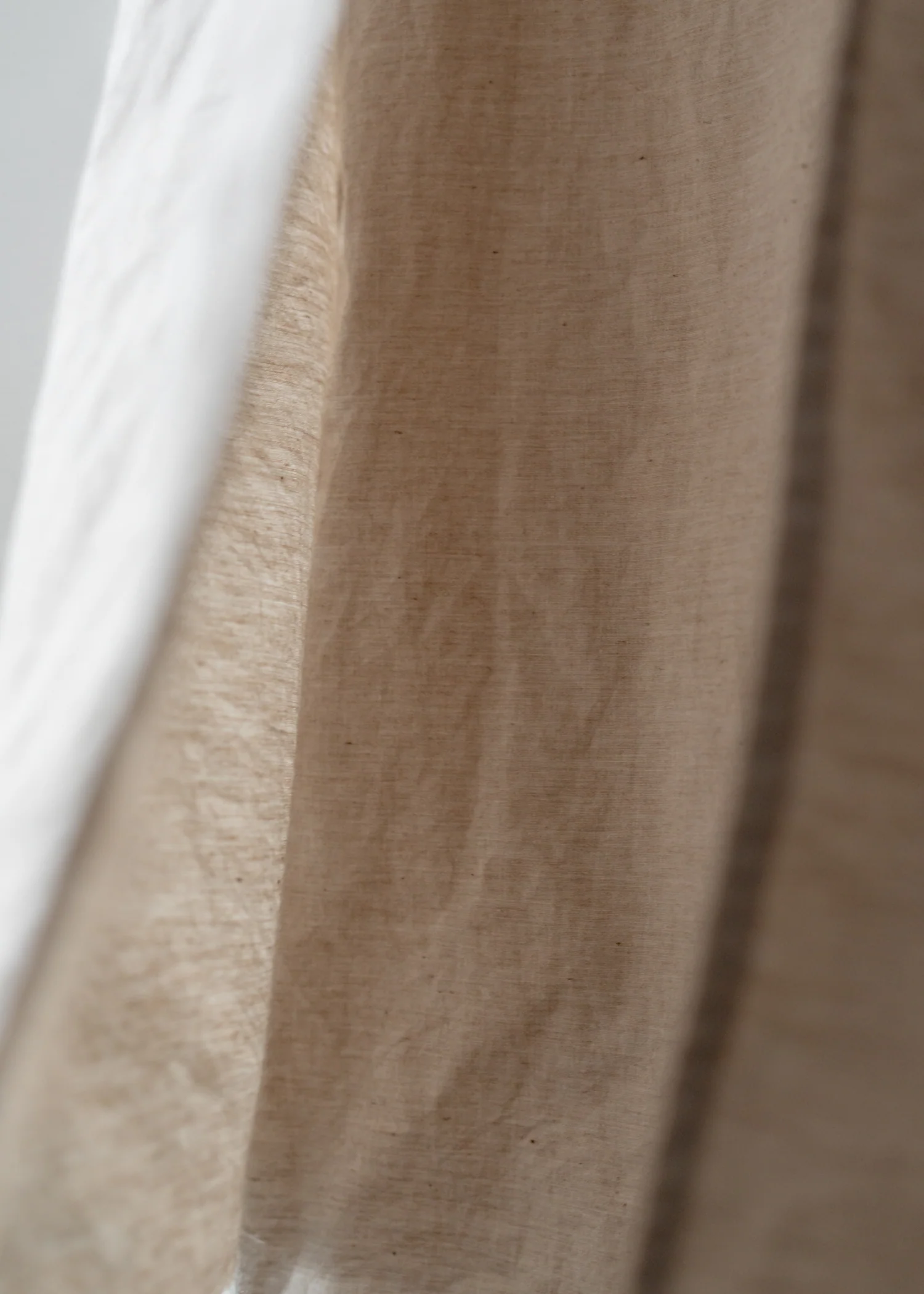 Forgotten Materials WMS|Layered Shirt (Natural Dyed Beige) - Image 5
